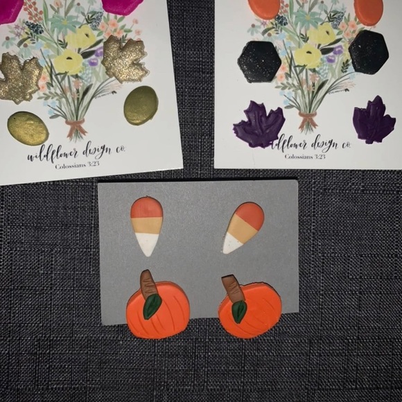 Fall earrings - Picture 3 of 4